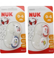 Nuk Snoopy Schnuller Silikon-T1 0-6 Monate