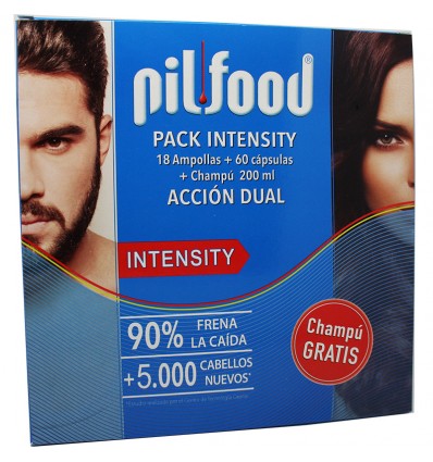 Pilfood Pack Intensity Ampollas + Capsulas + Champu