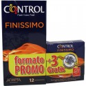 Control Preservativos Finissimo 12 unidades + 3 Unidades Regalo