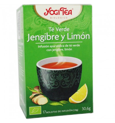 Yogi Tea Grüntee Ingwer-Zitrone, 17 Beutel