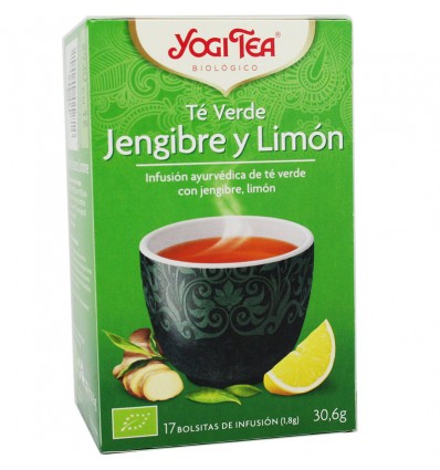 Yogi Tea Te Verde Jengibre Limon 17 Bolsitas