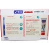 Vitis Junior Cepillo Gel Fresa 75 ml Estuche Pack contenido