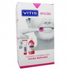 Vitis Encias Pack Pasta 100 ml Mundwasser 500 ml