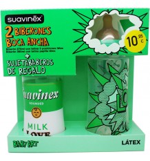 Suavinex Pack Biberon Latex Pop Baby Art