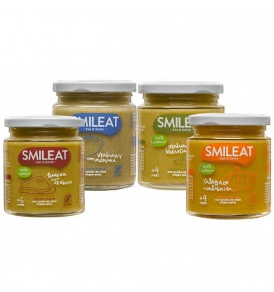 Smileat Potito Verduras Pack 4 Unidades