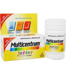 Multicentrum Junior 30 Comprimidos Mastigáveis