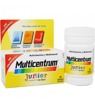 Multicentrum Junior 30 Comprimidos Masticables