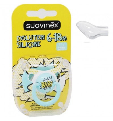 Suavinex Chupete Silicona Baby Art 6-18 m