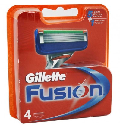 Gillette Fusion Recambio 4 Unidades