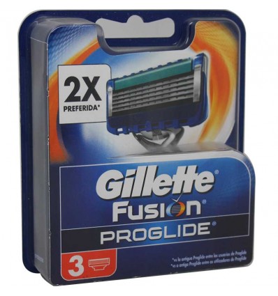 Gillette Recambio Fusion Proglide 3 Unidades Gillette Recambio Fusion Proglide 3 Unidades