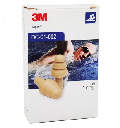 3M Tapones Goma Agua Adulto Aquafit