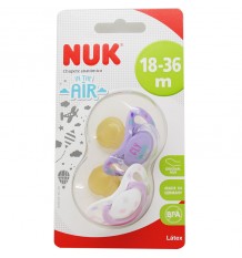 Nuk Chupete Latex In The Air 18-36 m rosa