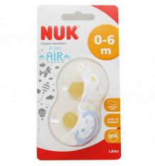 Nuk Chupete Latex In The Air 0-6 meses azul