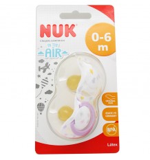 Nuk Chupete Latex In The Air 0-6 meses rosa