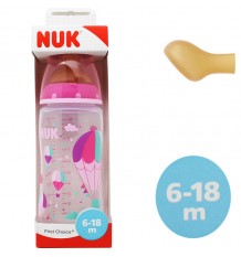 Nuk Bottle FC Latex 2L In The Air 6-18 Months 300 ml