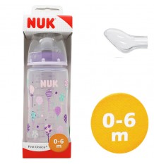 Nuk Biberon FC Silicona 1M In The Air 0-6 Meses 300 ml