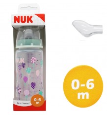 Nuk Biberon FC Silicona 1M In The Air 0-6 Meses 300 ml