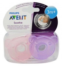 Avent Chupetes Soothie 3 Meses rosa