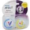 Chupetas Avent Fashion 0-6 meses azul