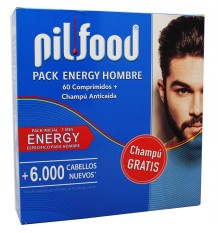 Pilfood Energie Mann mit 60 Tabletten Shampoo Anticaida 200 ml