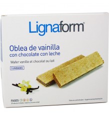 Lignaform Oblea Vainilla Chocolate Leche 5 Unidades