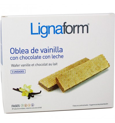 Plaquette Lignaform Vanille Chocolat Lait 5 Unités