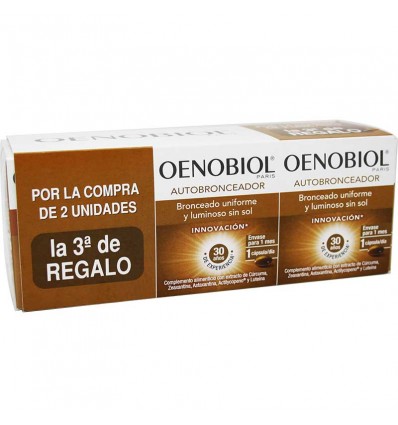 Oenobiol Triplo Autobronceador 90 capsulas