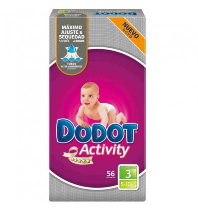 Dodot Pañal Activity T 3 5-10 kg 56 unds Dodot Pañal Activity T 3 5-10 kg 56 unds