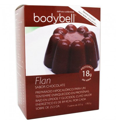 Bodybell Flan Chocolate 7 Sobres