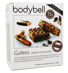 Bodybell Galletas Chocolate Baja Azucar 10 unidades