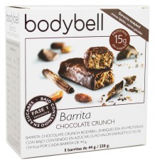 Barre de Chocolat Bodybell Crunch 5 Unités