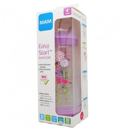 MAM BIBERON ANTICOLICO EASY START 320ML ROSA