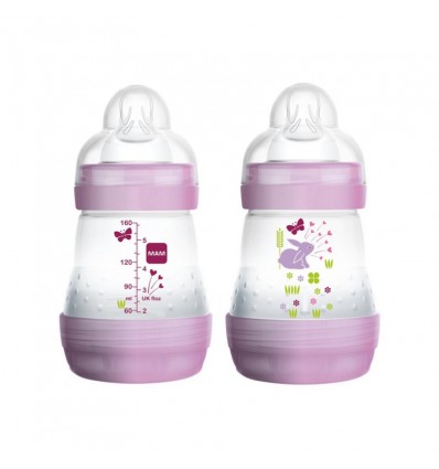 Mam Baby Biberon Anticolico 160 ml Rosa Mam Baby Biberon Anticolico 160 ml Rosa