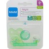 Mam Baby Chupete Night Silicona 0-6 meses verde buho