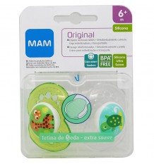 Mam Sucette Originale Silicone 6 mois Mixte