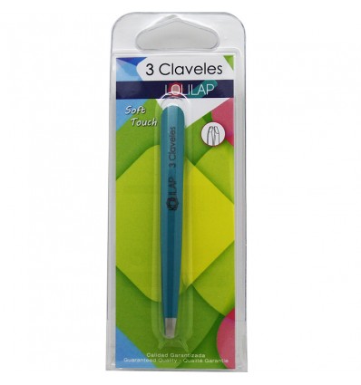 3 Claveles Pinza Depilar Cangrejo Azul