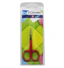 3 Claveles Scissors Cuticulas 3.5 cm Pink