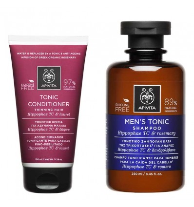 Apivita Pack Tonicante Hombre Champu Acondicionador Apivita Pack Tonicante Hombre Champu Acondicionador