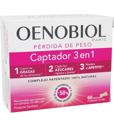 Oenobiol Captador 3 en 1 60 Capsulas