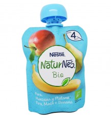 Naturnes Bio Pouch Pera Manzana Platano 90 g