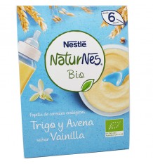Naturnes Bio Mingau Ecologica Trigo, Aveia e Baunilha, 240 g