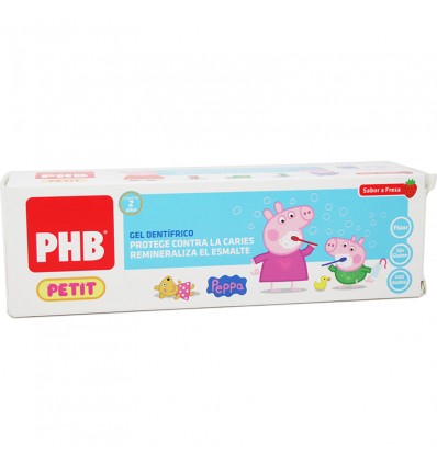 Phb Petit Peppa Pig Gel Dentifrico Fresa 75 ml