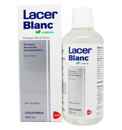 Rince-bouche Menthe Blanche Lacer 500 ml