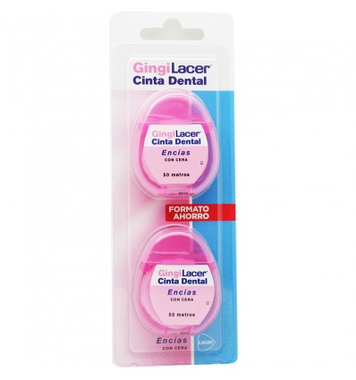 Gingilacer Cinta Dental 50 metros Duplo Pack