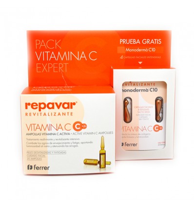 Repavar La Revitalisation De 20 Ampoules + 4 Capsules Monoderma