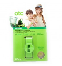 Otc Repelente De Ervas Pulseira Citronella Verde