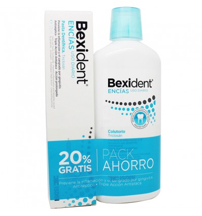 Bexident Encias Triclosan Pasta 125 Colutorio 500 ml Pack Bexident Encias Triclosan Pasta 125 Colutorio 500 ml Pack