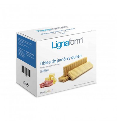 Lignaform Obleas Jamon Y Queso 5 Unidades Gama Azul