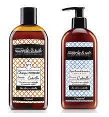 Nuggela Sule Shampoo Zwiebel Anti-Haarausfall Supraconditioner Packung Duplo 500 ml