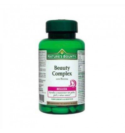 Nature's Bounty Beauty Complex Belleza Biotina 60 Comprimidos